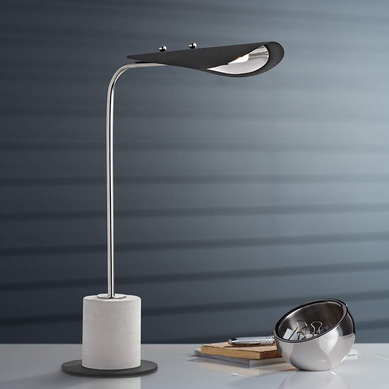 Image 1 Mitzi Layla Polished Nickel LED Accent Table Lamp
