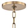 4_Mitzi Leigh 11 1/2" Wide Aged Brass and Navy 4-Light Mini Pendant more views