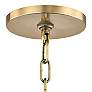 Mitzi Leigh 16" Wide Brass and Navy Traditional 4-Light Pendant