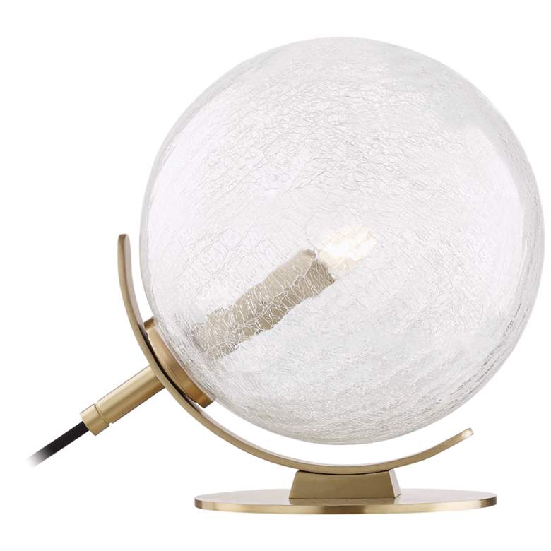 Image 1 Mitzi Lena 10 1/4" High Aged Brass LED Accent Table Lamp