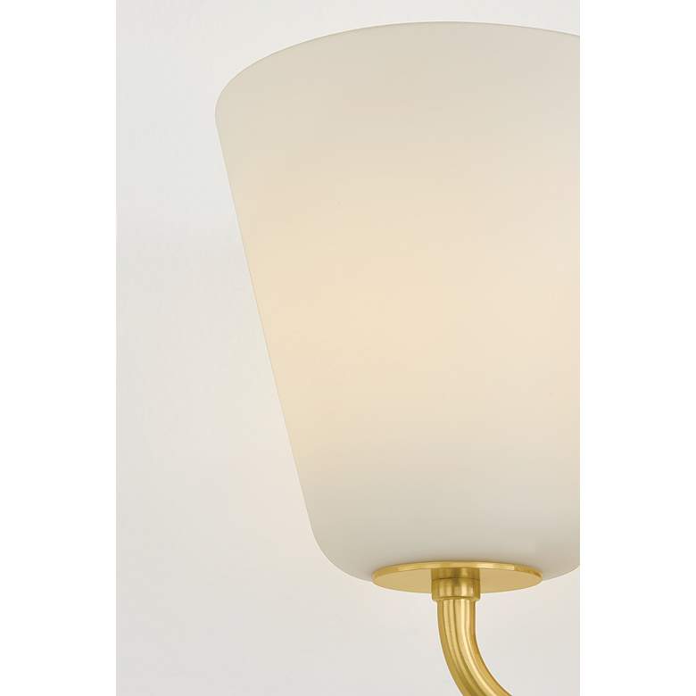 Image 7 Mitzi Leonella 8 1/2" High Aged Brass 2-Light Wall Sconce more views