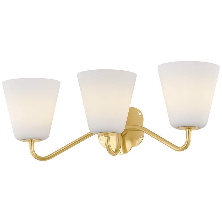 Image 1 Mitzi Leonella Bath and Vanity 24" in Aged Brass