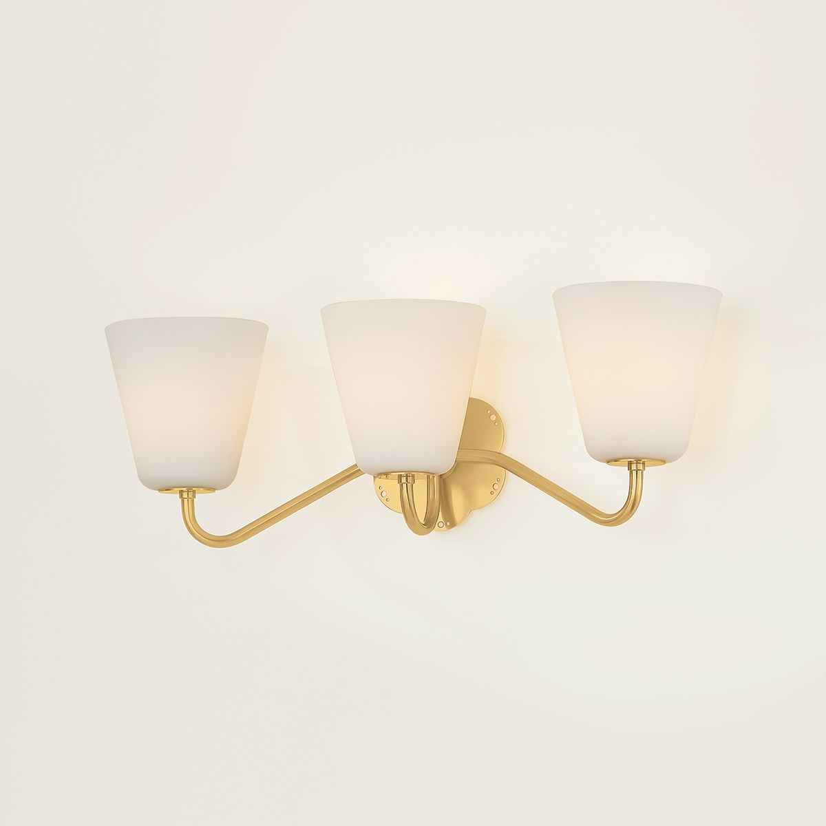 Image 7 Mitzi Leonella Bath and Vanity 24" in Aged Brass more views