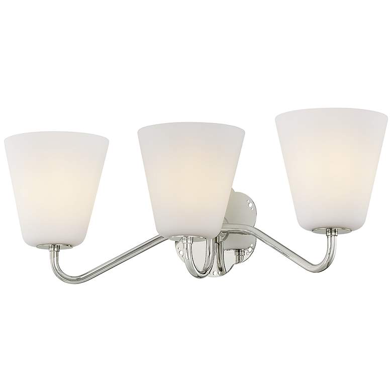 Image 6 Mitzi Leonella Bath and Vanity 24" in Polished Nickel more views