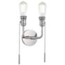 Mitzi Lexi 12 1/4" High Polished Nickel 2-Light Wall Sconce