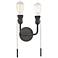 Mitzi Lexi 12 1/4" High Old Bronze 2-Light Wall Sconce