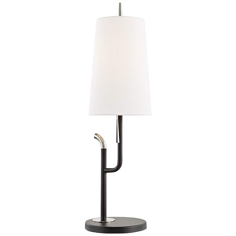Image 1 Mitzi Lillian Black and Polished Nickel Table Lamp