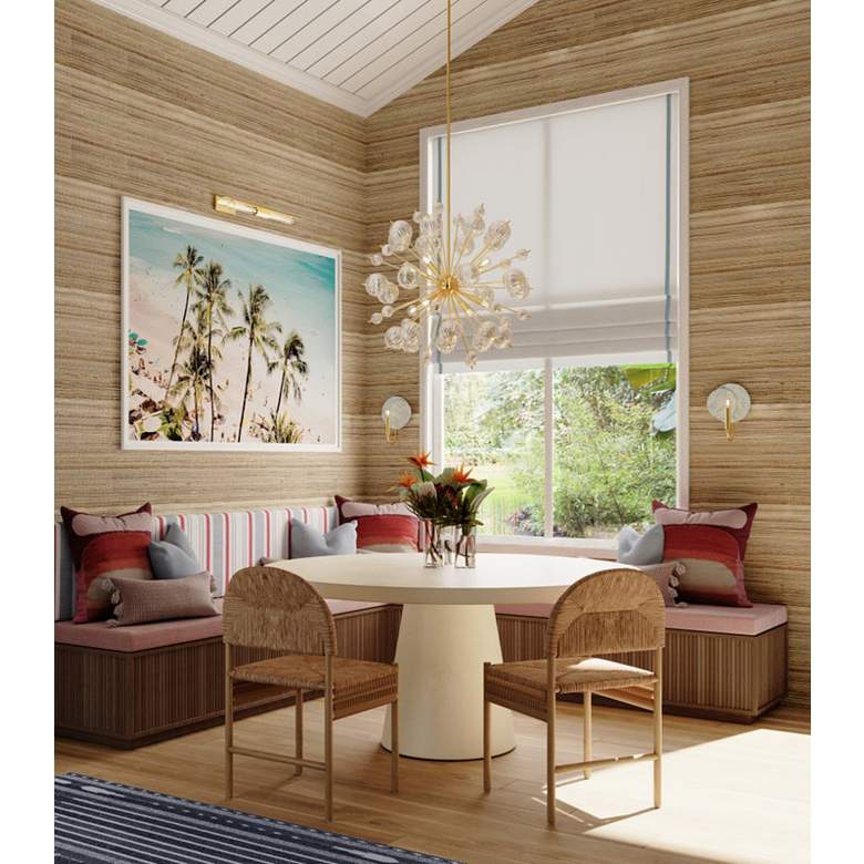 Image 3 Mitzi Linnea 30" Wide Aged Brass 8-Light Sputnik Chandelier more views