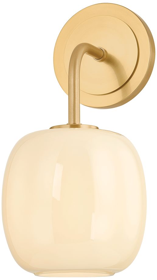 Image 2 Mitzi Lisette Wall Sconce Aged Brass more views