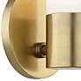 Mitzi Lola 6 3/4" High Aged Brass LED Wall Sconce