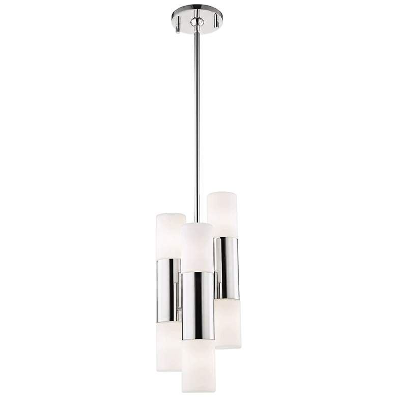 Image 2 Mitzi Lola 7 1/2 inchW Polished Nickel 6-Light LED Mini Pendant