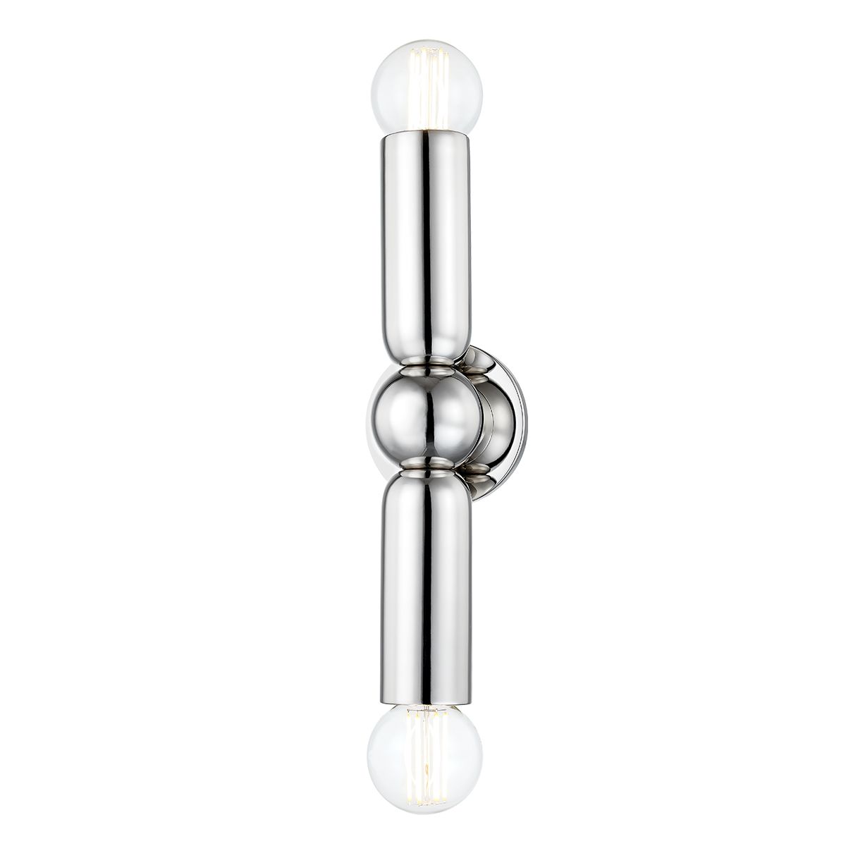 Image 3 Mitzi Lolly 21 1/4"H Polished Nickel 2-Light ADA Wall Sconce more views