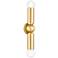 Mitzi Lolly 9.5" Aged Brass 2 Light Wall Sconce