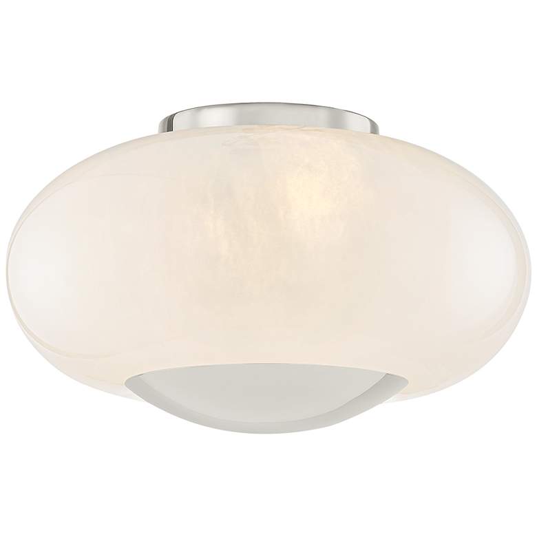 Image 2 Mitzi Lottie Flush Mount 14" in Polished Nickel