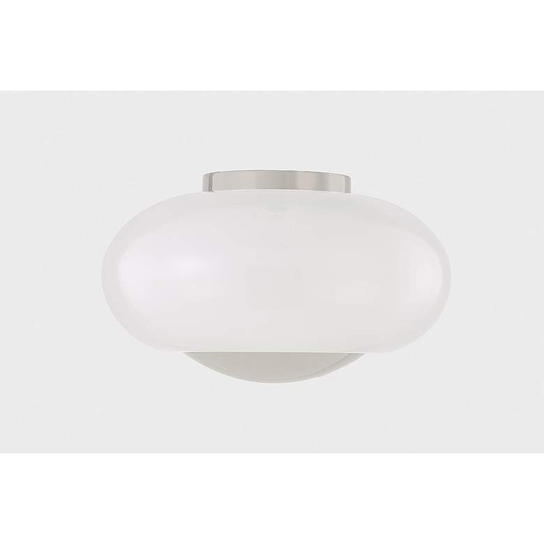 Image 4 Mitzi Lottie Flush Mount 14" in Polished Nickel more views
