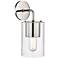 Mitzi Lula 12 1/2" High Polished Nickel Wall Sconce