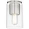 Mitzi Lula 5 1/4" Wide Polished Nickel Ceiling Light