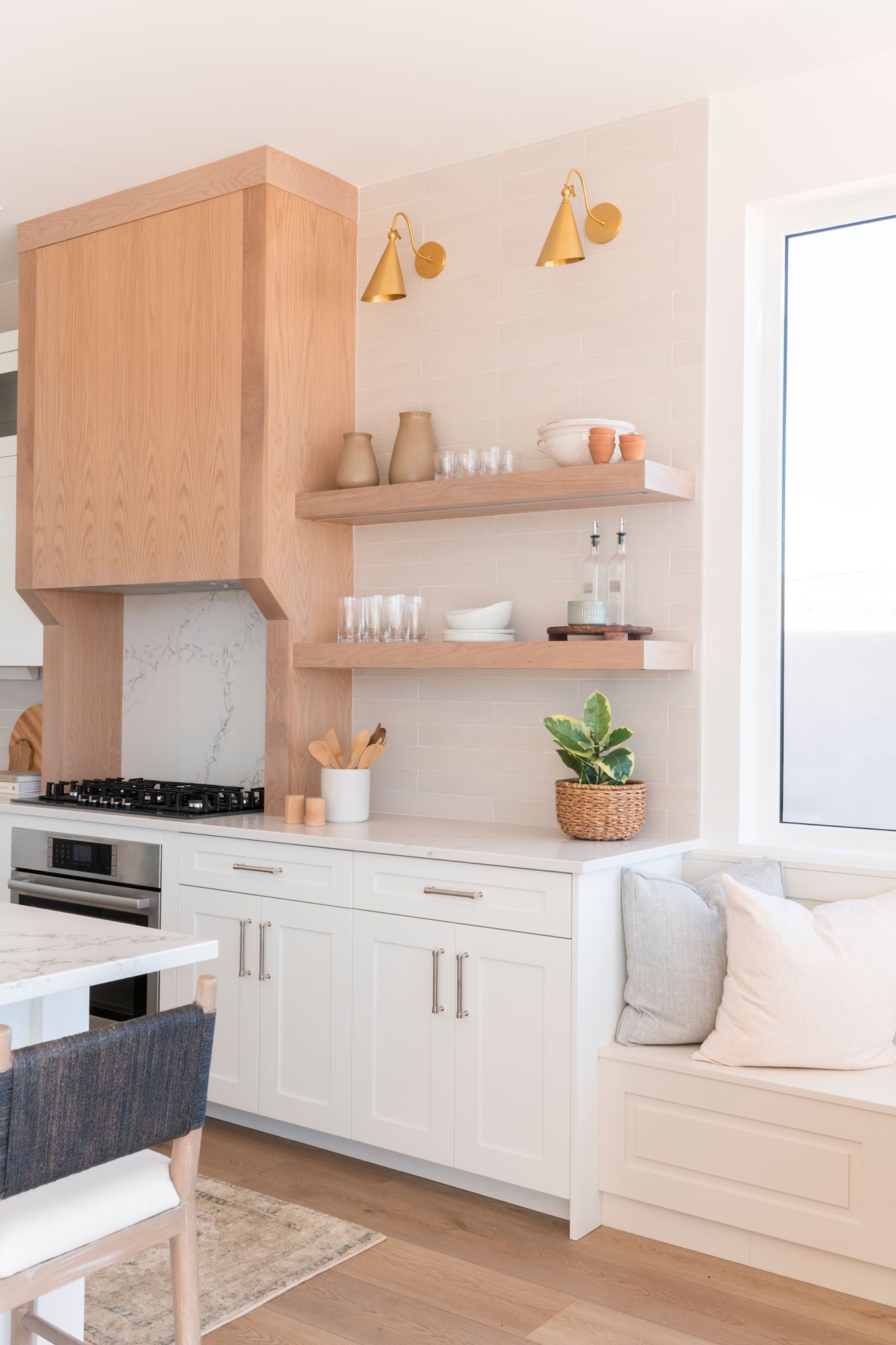 Mitzi Lupe 12" High Aged Brass Modern Cone Wall Sconce