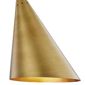 Image2 of Mitzi Lupe 12" High Aged Brass Wall Sconce more views