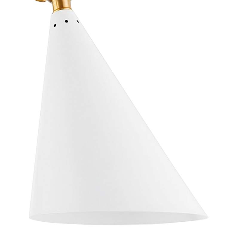 Image 2 Mitzi Lupe 12" High Soft White Wall Sconce more views