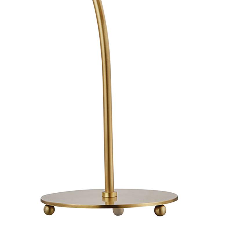 Image 4 Mitzi Lupe 20 1/2" Aged Brass Metal Modern Accent Table Lamp more views
