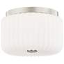 1_Mitzi Lydia 10" Wide Polished Nickel Ceiling Light