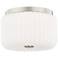 Mitzi Lydia 10" Wide Polished Nickel Ceiling Light
