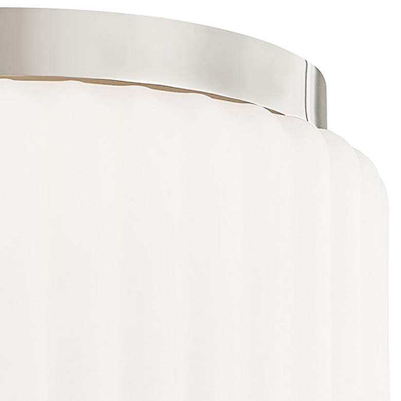 Image 2 Mitzi Lydia 10" Wide Polished Nickel Ceiling Light more views