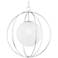 Mitzi Lyla 28" Wide Polished Nickel Globe Pendant Light