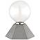 Mitzi Lynn 8 1/4" High Concrete Accent Table Lamp