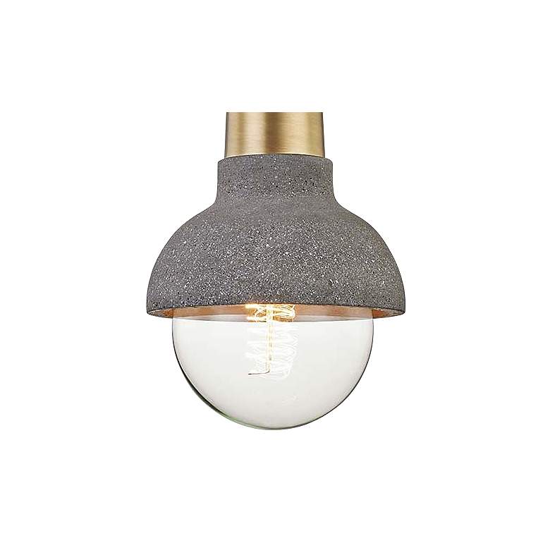Image 2 Mitzi Macy 17" High Aged Brass Wall Sconce more views