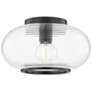 2_Mitzi Maggie 12 3/4" Wide Old Bronze Glass Orb Ceiling Light
