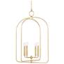 Mitzi Mallory 22 1/2" Wide Gold Leaf 4-Light Pendant