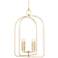 Mitzi Mallory 22 1/2" Wide Gold Leaf 4-Light Pendant