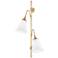 Mitzi Mara 33 1/4" High Aged Brass 2-Light Plug-In Wall Sconce
