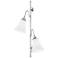 Mitzi Mara 33 1/4" High Polished Nickel 2-Light Wall Sconce