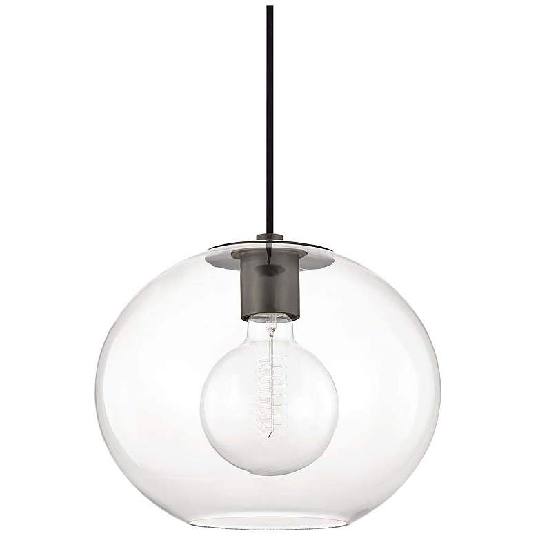 Image 1 Mitzi Margot 12 1/4" Wide Old Bronze Pendant Light