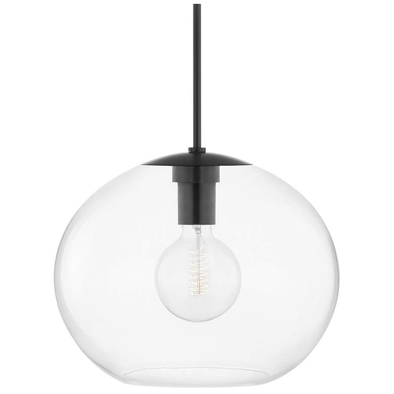 Image 1 Mitzi Margot 16" Wide Old Bronze Globe Pendant Light