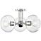 Mitzi Margot 20" Wide 3-Light Polished Nickel Ceiling Light