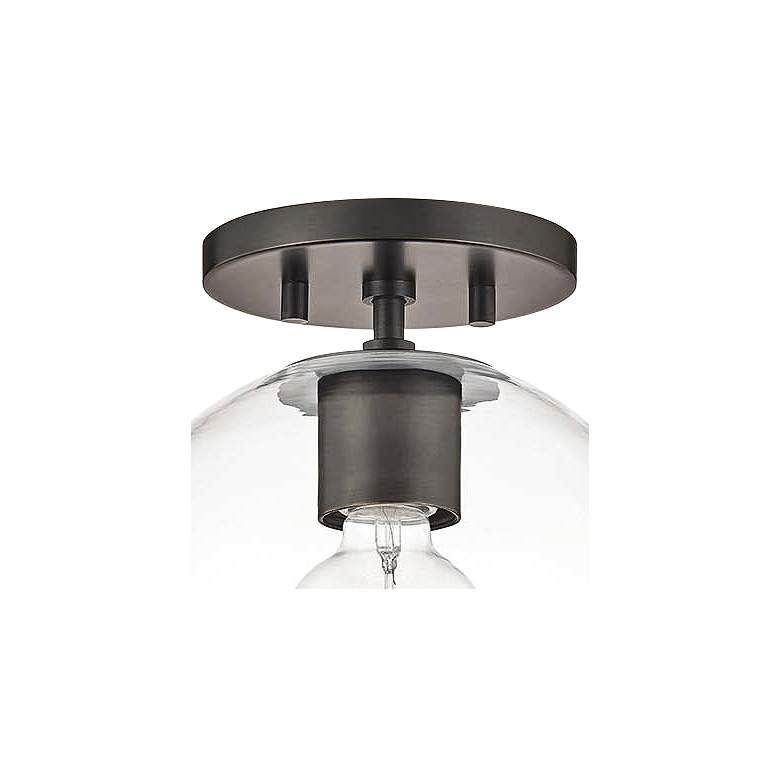 Image 3 Mitzi Margot 8 1/4" Wide Old Bronze Ceiling Light more views