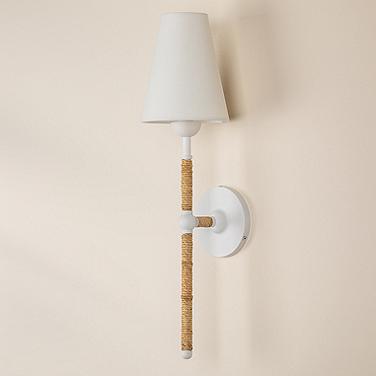 Mitzi Mariana 22 1/4" High Texture White Wall Sconce