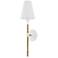 Mitzi Mariana 22 1/4" High Texture White Wall Sconce