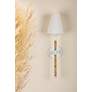 4_Mitzi Mariana 22 1/4" High Texture White Wall Sconce more views