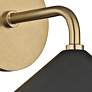 Mitzi Marnie 10 1/2" High Aged Brass and Black Wall Sconce