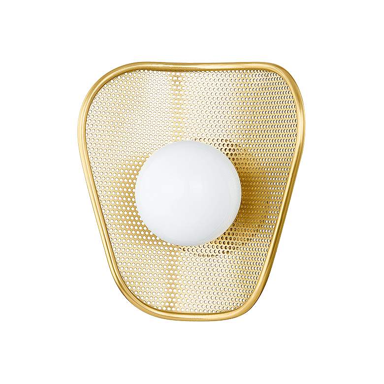 Image 1 Mitzi Marta 9 In 1 Lt Wall Sconce Aged Brass