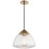 Mitzi Maya 12" Wide Aged Brass Mini Pendant
