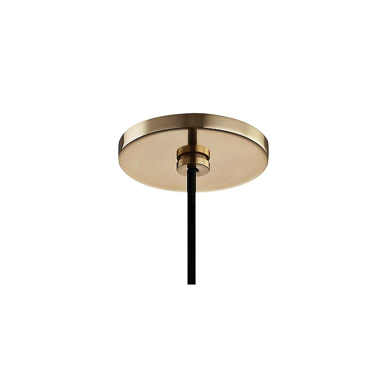 Image 4 Mitzi Maya 12" Wide Aged Brass Mini Pendant more views
