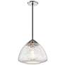 Thumbnail2 of Mitzi Maya 12" Wide Modern Polished Nickel Crackle Glass Mini Pendant