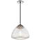Mitzi Maya 12" Wide Modern Polished Nickel Crackle Glass Mini Pendant