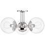 Mitzi Meadow 20 1/4"W Polished Nickel 3-Light Ceiling Light